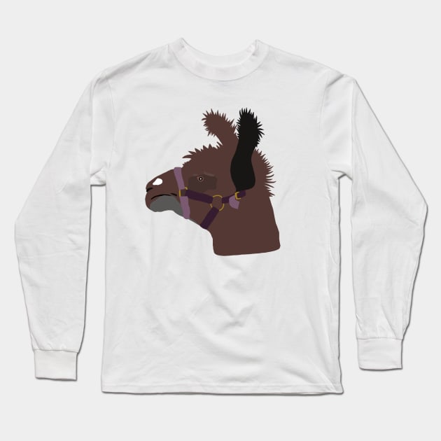 Alpaca Long Sleeve T-Shirt by ElviaMontemayor